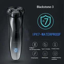 ENCHEN Blackstone 3D Electric Shaver Razor For Men IPX7 Waterproof Wet & Dry Dual Use LCD Display Face Beard Shaving Razor