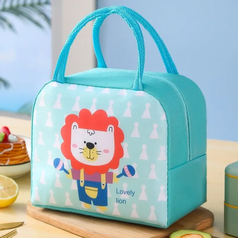 Insulated Lunch Box Tote Bag Hand-held Bento
