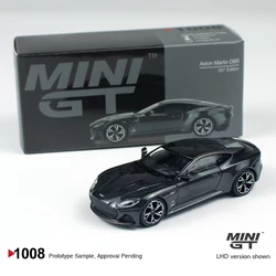 MINIGT 1:64 Aston Martin DBS 007 Edition Black Die - Cast Collectible Car (1008)