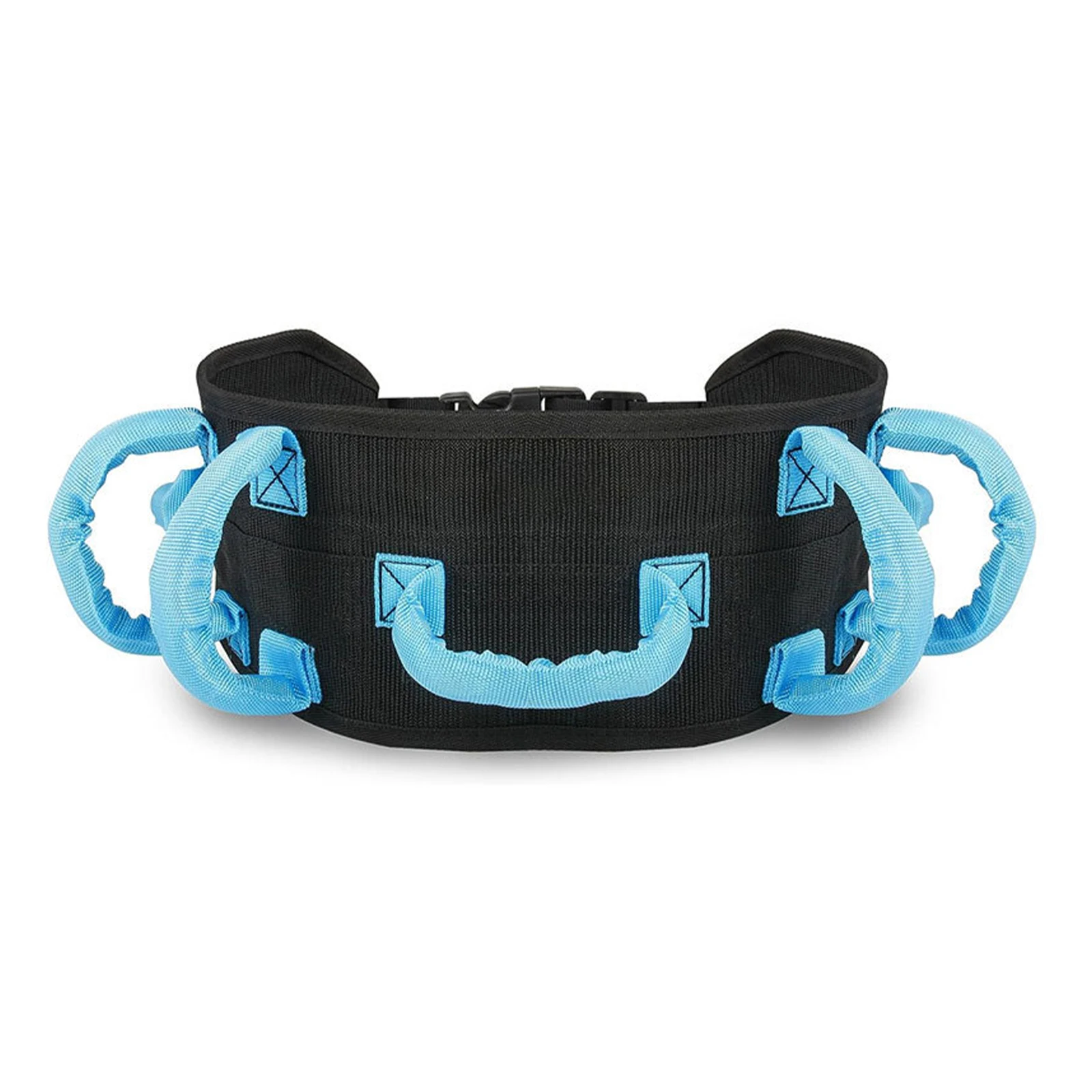 Metal Buckle Safety Gait Belt with Handles Rehabilitation Assistive Device Breathable Recovery Training Belt for Lifting Seniors