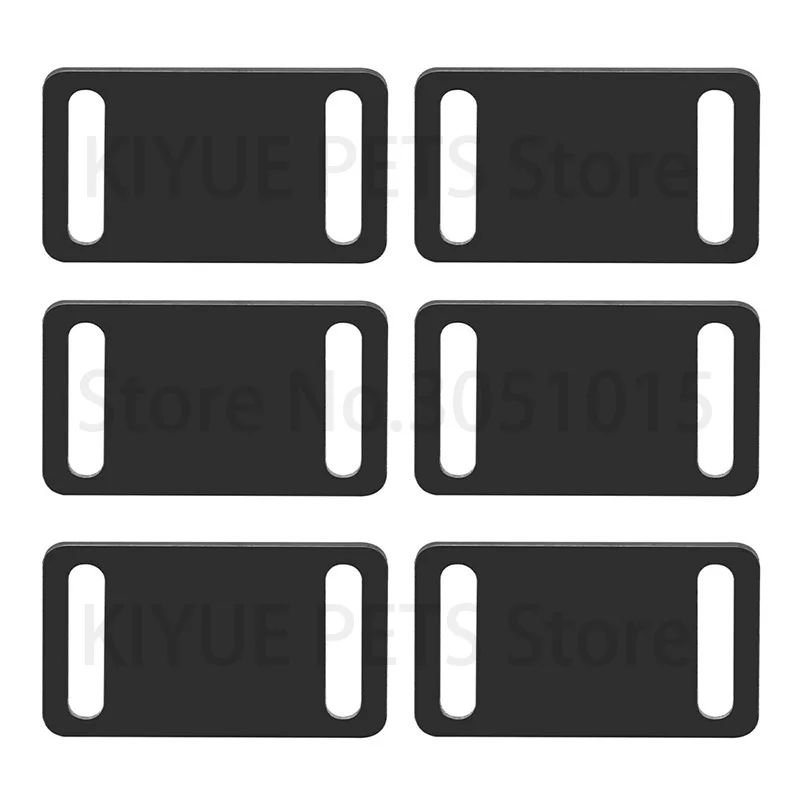 20Pcs Personalized Pet Dog ID Tag Square Plate Mirror Stainless Steel Ornament Customized Engraving Metal Anti-lost Nameplate Co