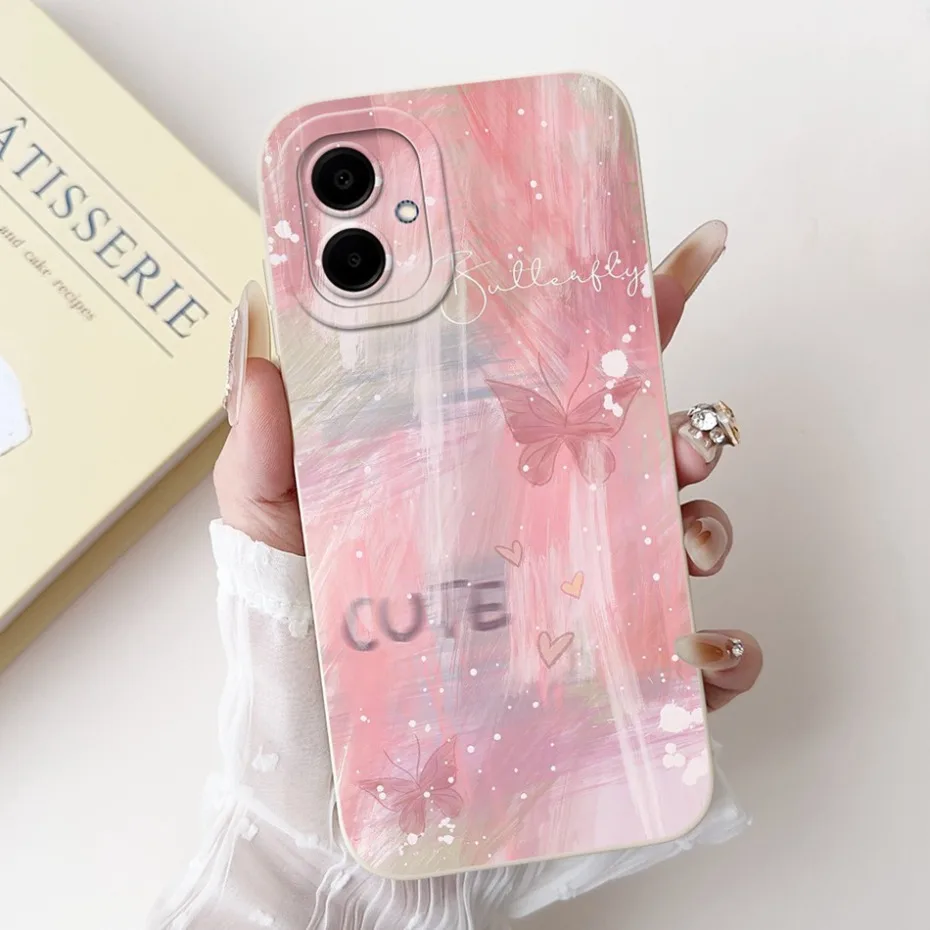 Beautiful Floral Phone Case - Soft Silicone Shockproof Cover with Bumpers