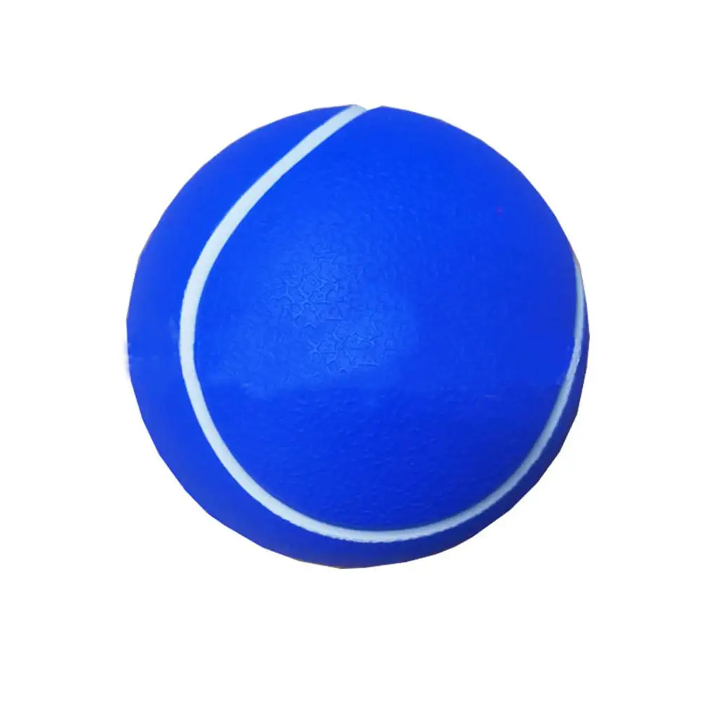 8 Pcs Yellow Solid Tennis Balls Durable PU Material Long Lasting Training Toy Tennis Accessory Racquet Sports Play Set