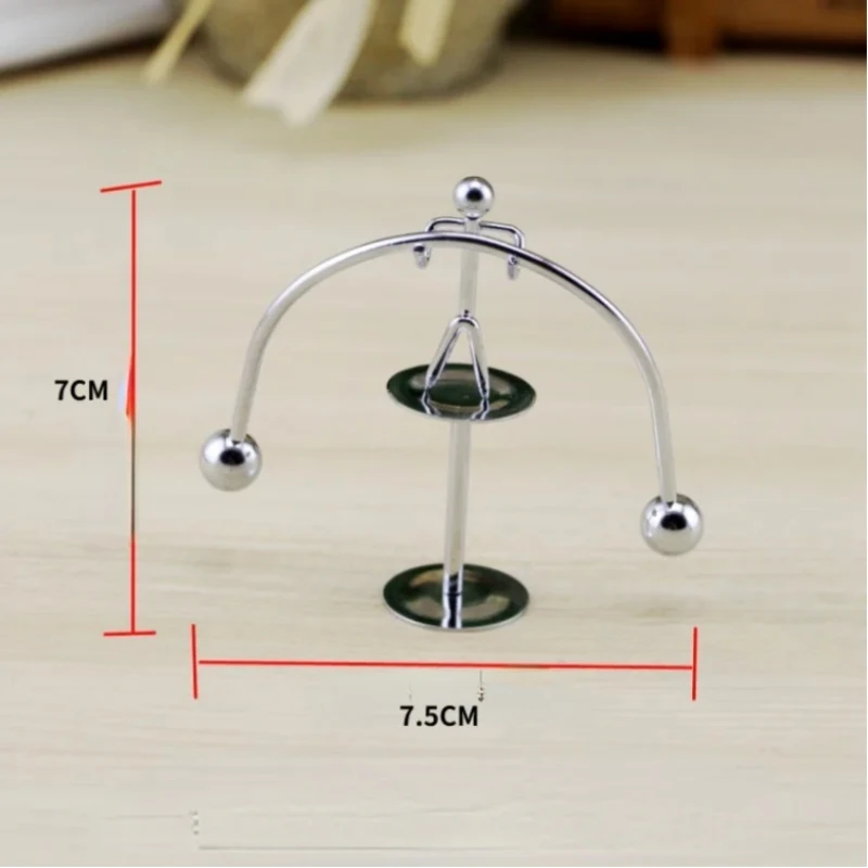 Desktop decoration Early Fun Development Educational Desk Toy Gift Newtons Cradle Steel Balance Ball Physics Science Pendulum
