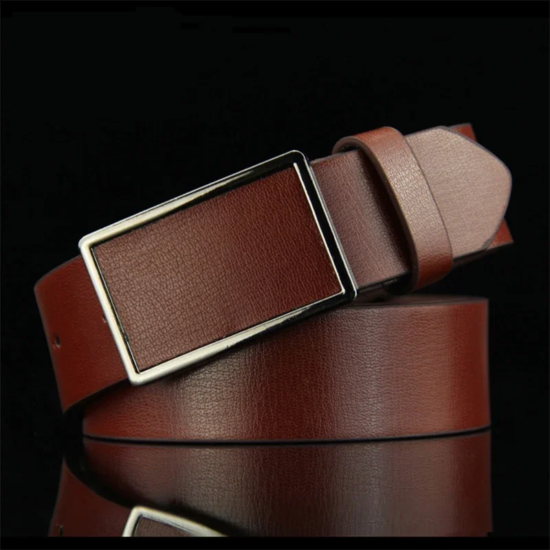 brown leather belt