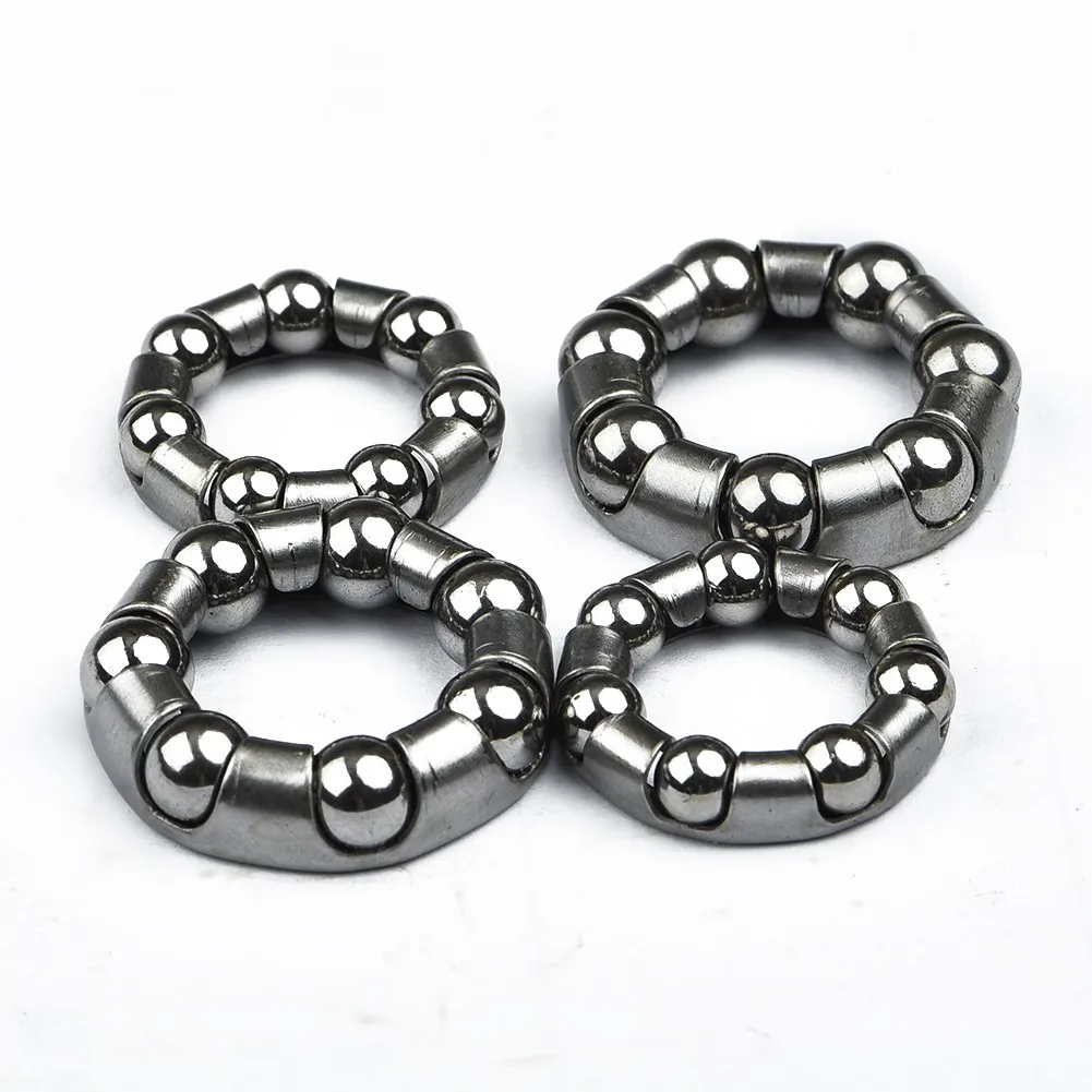 

2 PCS Bicycle Wheel Hub Bearing 3/16\" And 1/4\" - Front And Rear Ball Bearing Outer Races Cycling Accessories