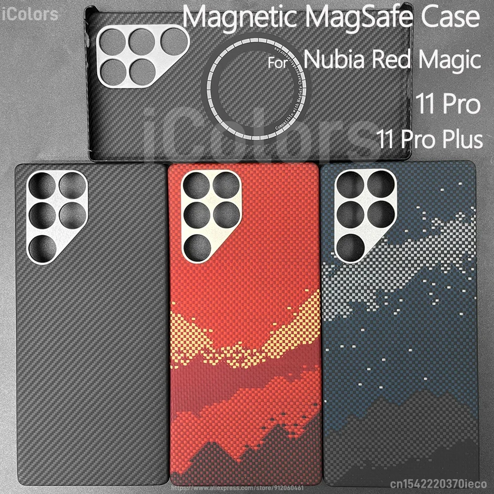 Ultra-Thin Magnetic Aramid Fiber Protective Case - Lightweight Carbon Armor Cover