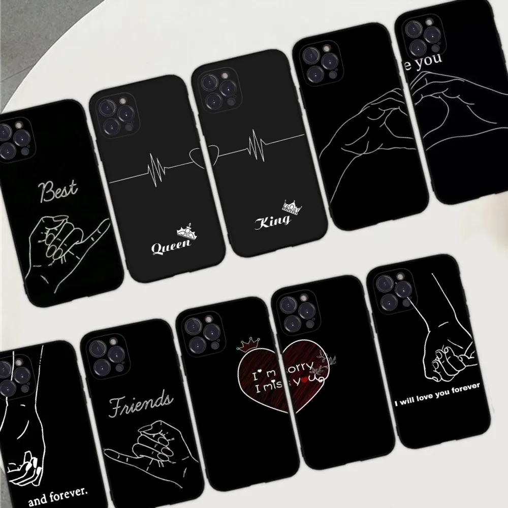 Ragazze Bff Best Friends Custodia Per Telefono Sempre Per Iphone 14 11 12 13 Mini Pro Xs Max Cover 6 7 8 Plus X Xr Se 2020 Funda