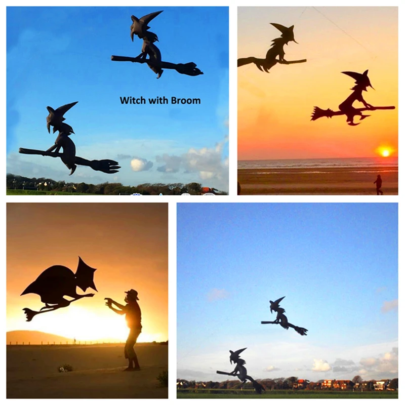 free shipping large inflatable kite Witch kite flying 3d kite for adults professional kite