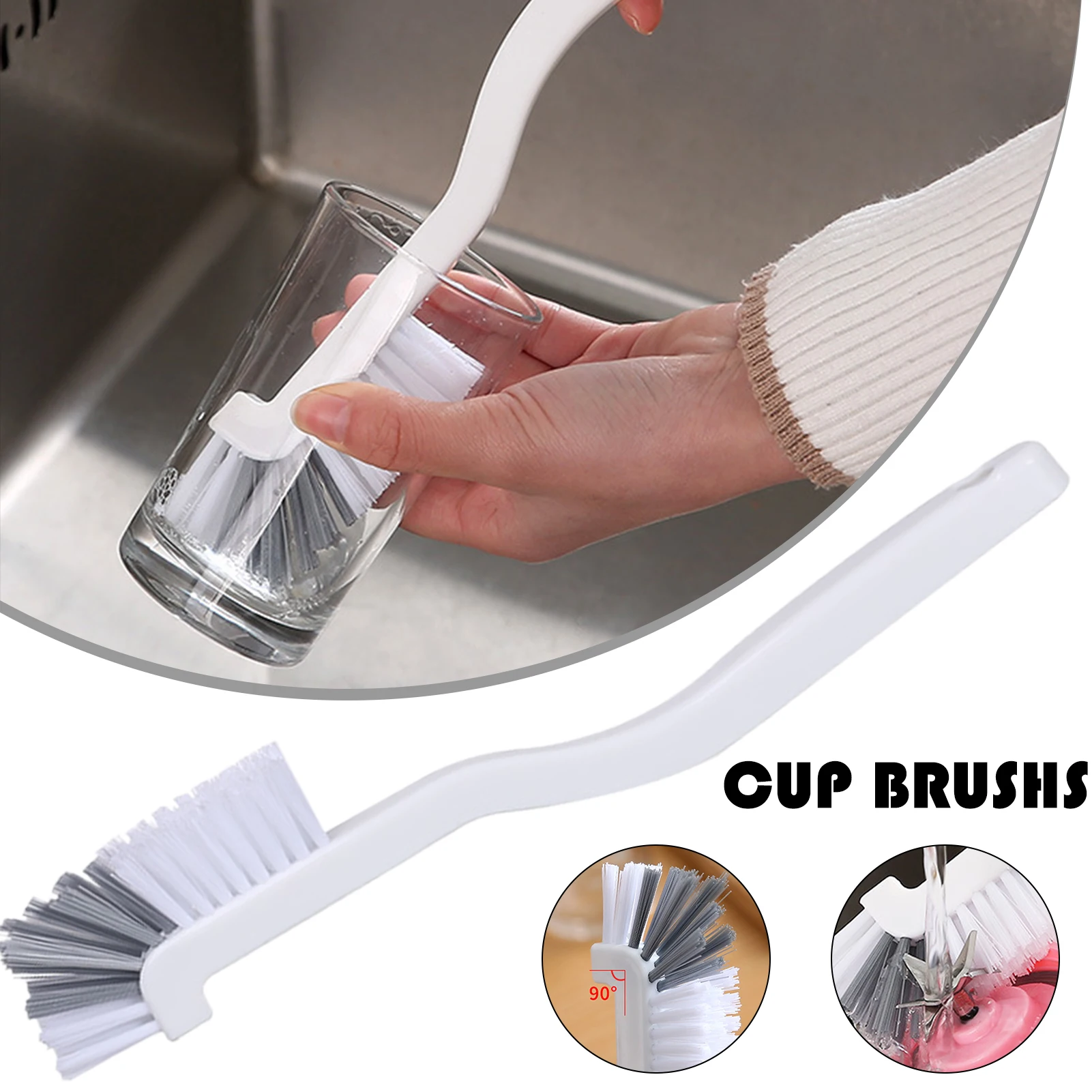 2 Pcs Cleaning Brush Small Scrub Brush for Cleaning Sink Scrub