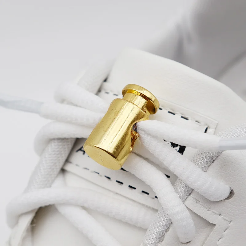 Weiou(20Pcs/10sets) Luxury Shoe Buckle Stoppers Zinc Alloy Metal Cord Lock Hollow Spring Buckles Drawstring Stops Accessories