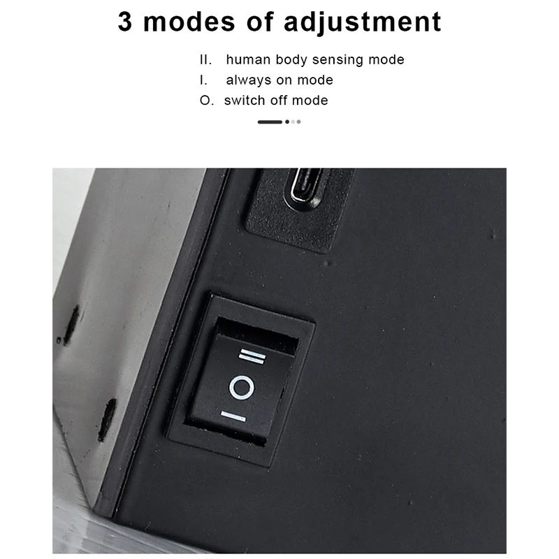 Rechargeable Wall Lamp USB Charging LED Night Light Wall Light Human Motion Sensor Magnetic Rotary Sconce Inddor Lighting