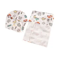Autumn Winter Baby Scarf Hat Set for Boys and Girl Cartoon Car Deer Baby Boy Hat Kids Beanies Children Cap Warm Infant Hats 6