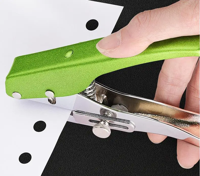 3mm/4mm5mm/6mm/7mm/8mm/9mm/10mm Circle Hole Punch Paper Punch Hand-held Round Single Hole for ID Cards PVC Cards Photos
