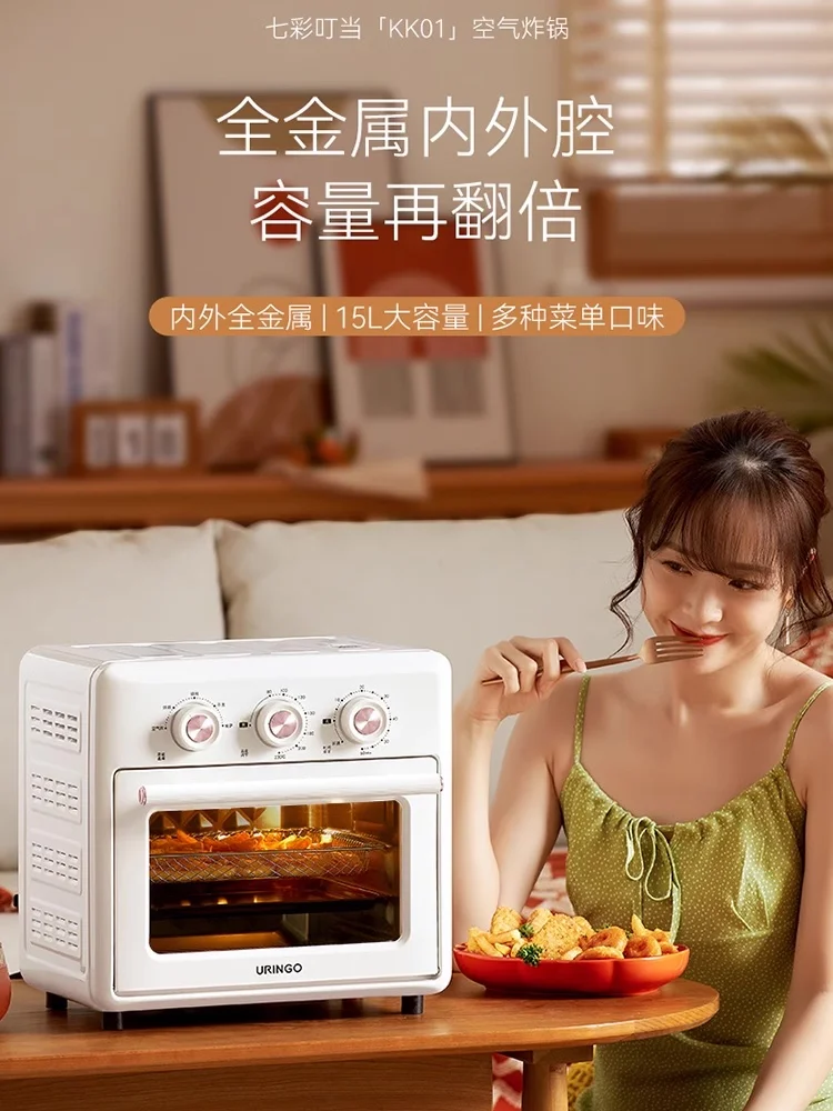 15L Visual Air fryer oven Low fat oil free deep fryer Multi function airfryer electric oven Automatic Air fryers Home appliances 2