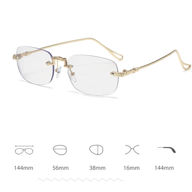 Occhiali Antiluce Blu Mezza Montatura - Uomo/Donna, Protezione UV400 - Foto 6