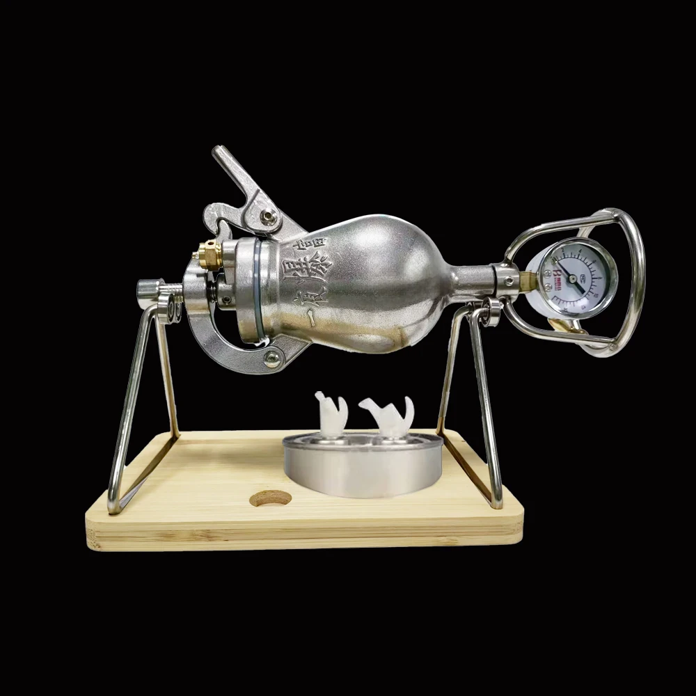 Popcorn Popper 248/230/100ML Stainless Steel Hand Old-fashioned Small Hand-cranked