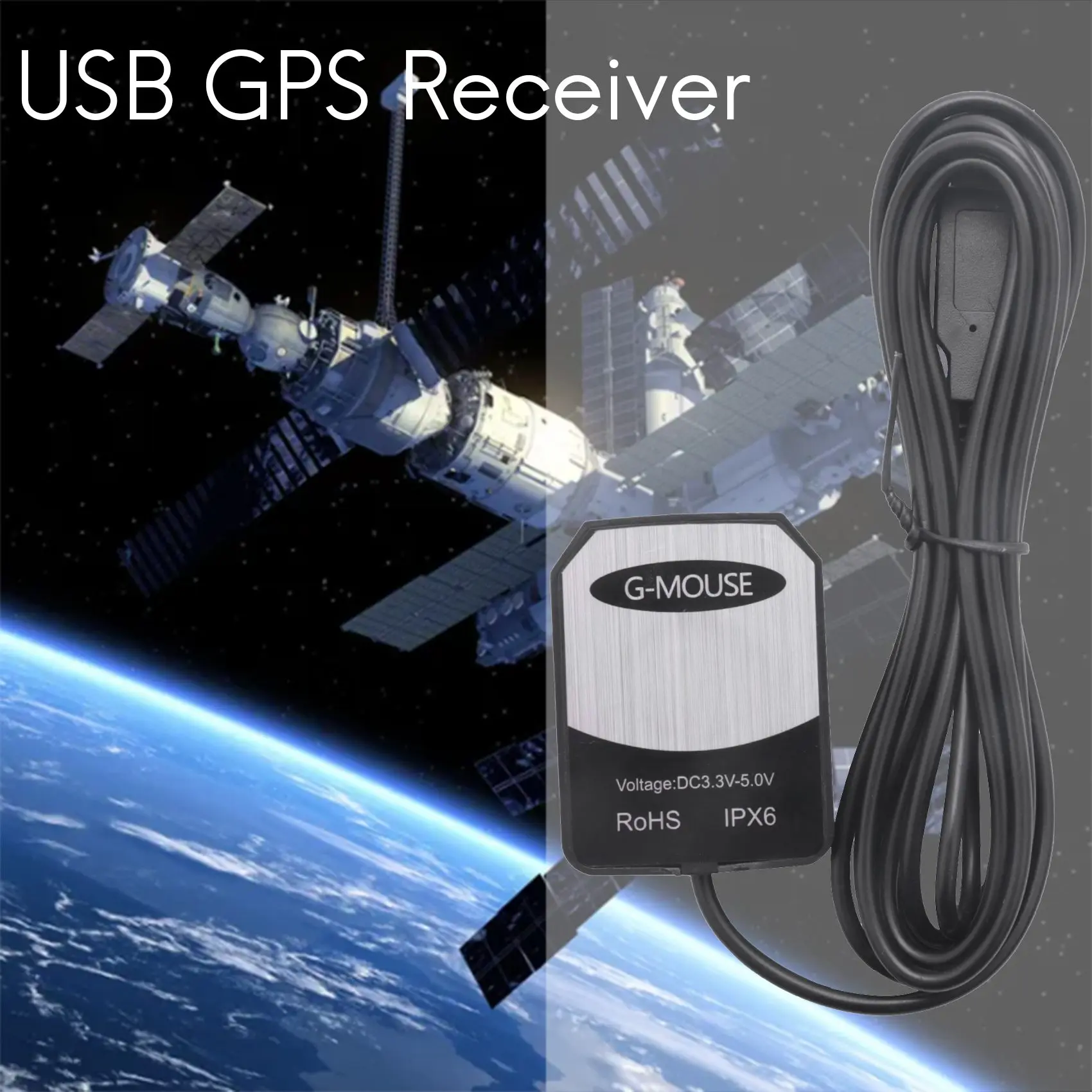 GPS 데이터 수집용, PC 노트북 내비게이션, GPS, USB 리시버 Gmouse 안테나 모듈, 구글 어스 윈도우용