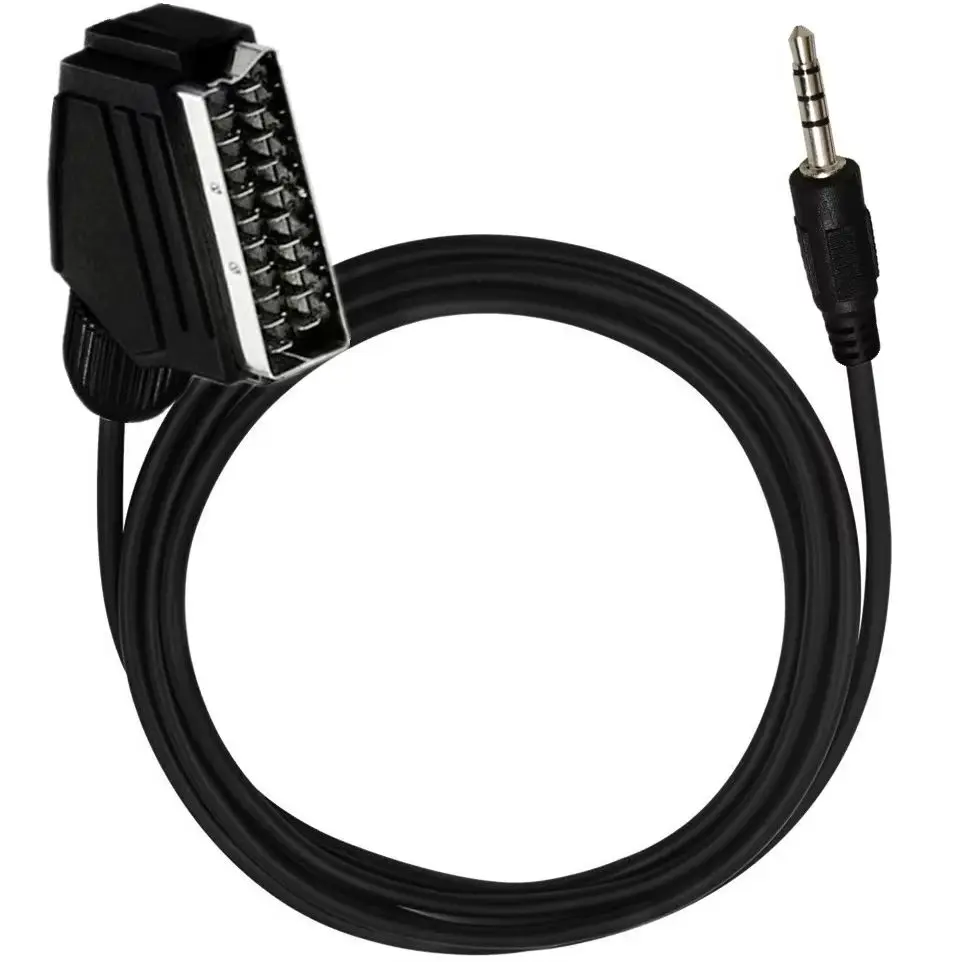 Scart ���̺� 21 �� Scart ��-3.5mm ���� ���׷��� �� Ǯ HD TV ���� ���� ���� Ŀ���� 3.5 ����� ���̺�