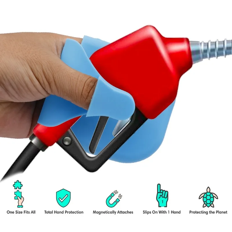 Portable Refueling Gun Protective Gloves Universal Reusable Fueling Pollution Isolator Car Repair Wearing Equipment with Magnet work gloves