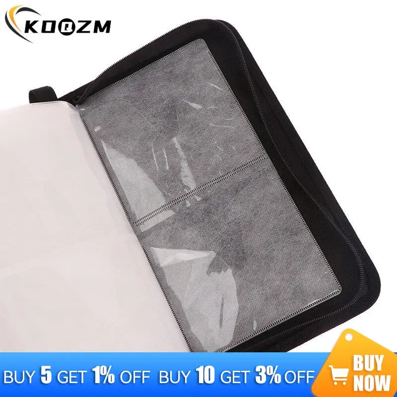 Carry Box Handbag With Zipper Album Organizer 80-Sheets Car CD Case Disc Dvd Storage Bag Sleeves Holder Case