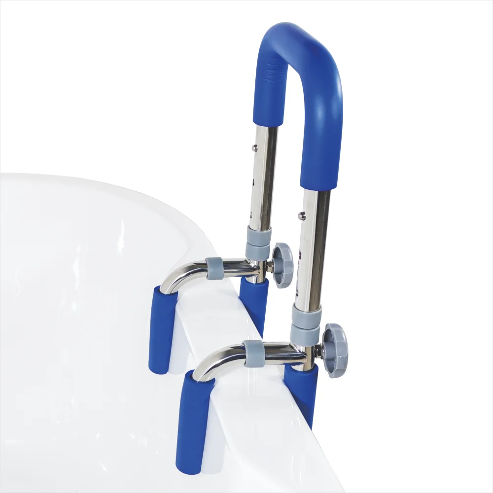 ราวจับอ่างอาบน้ำสแตนเลส 304 ด้ามจับนิรภัยกันลื่นสำหรับอาบน้ำและอาบน้ำ รองรับห้องน้ำแบบไม่มีสิ่งกีดขวาง 1