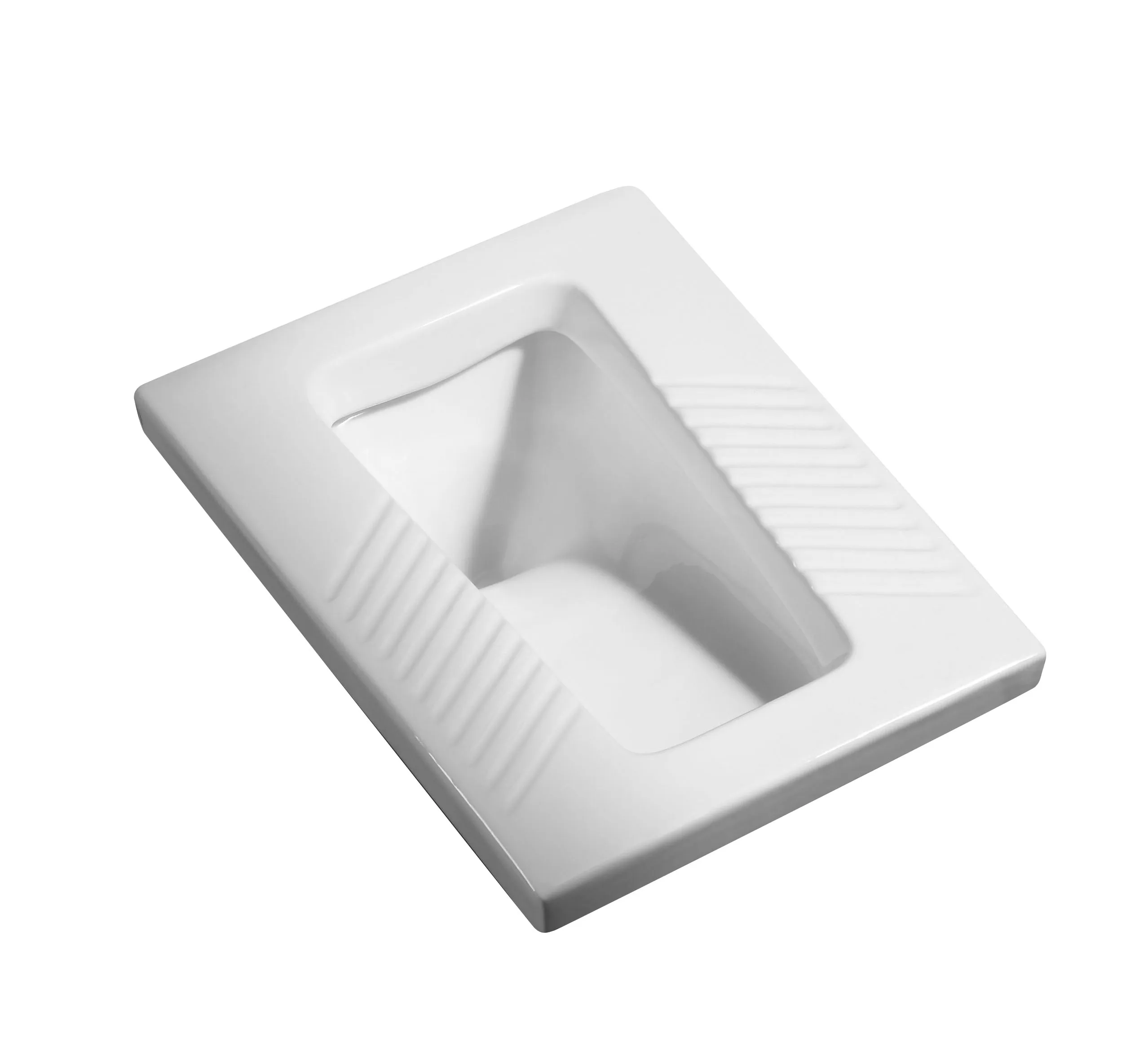 Ceramic Build-in Platform Gravity-fed Flushing System Popular Squatting Pan W.C