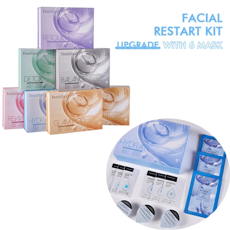 CO2 Pods Kit CO2 Serum Gels Capsule For CO2 Oxygen Bubble Aqua Facial Spa Beauty Machine Bubble Gel Pod Skin Care