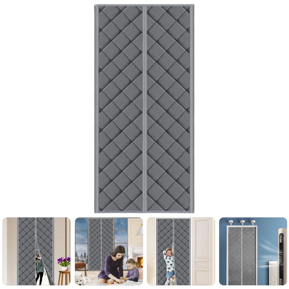 

Winter Magnetic Thermal Oxford Cloth Door Curtain Air Conditioning Partition Warmth Preservation Windproof Winter Door Curtain