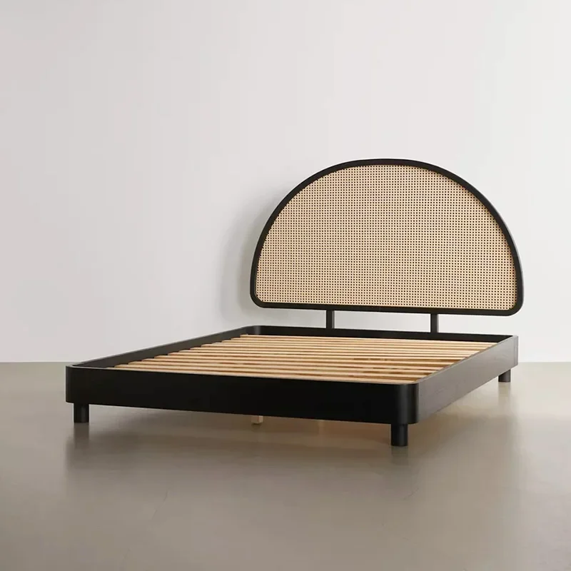 

Французская цельная древесина bed vintage кровать из ротанга home double wabi sabi Design 1,8 m master спальня