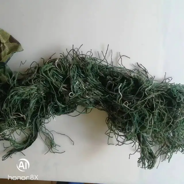 Tuta Mimetica 3D Ghillie - Motivo Giungla Per Caccia, Softair E Attivit&agrave; Outdoor