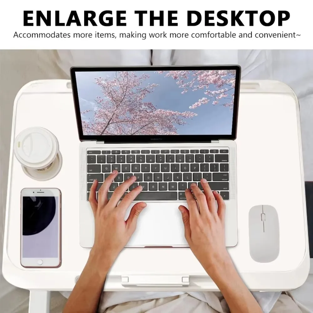 Foldable Laptop Table Office Small Desk Board Adjustable Liftable Laptop Dormitory Student Desk Simple Home Children Study Desks