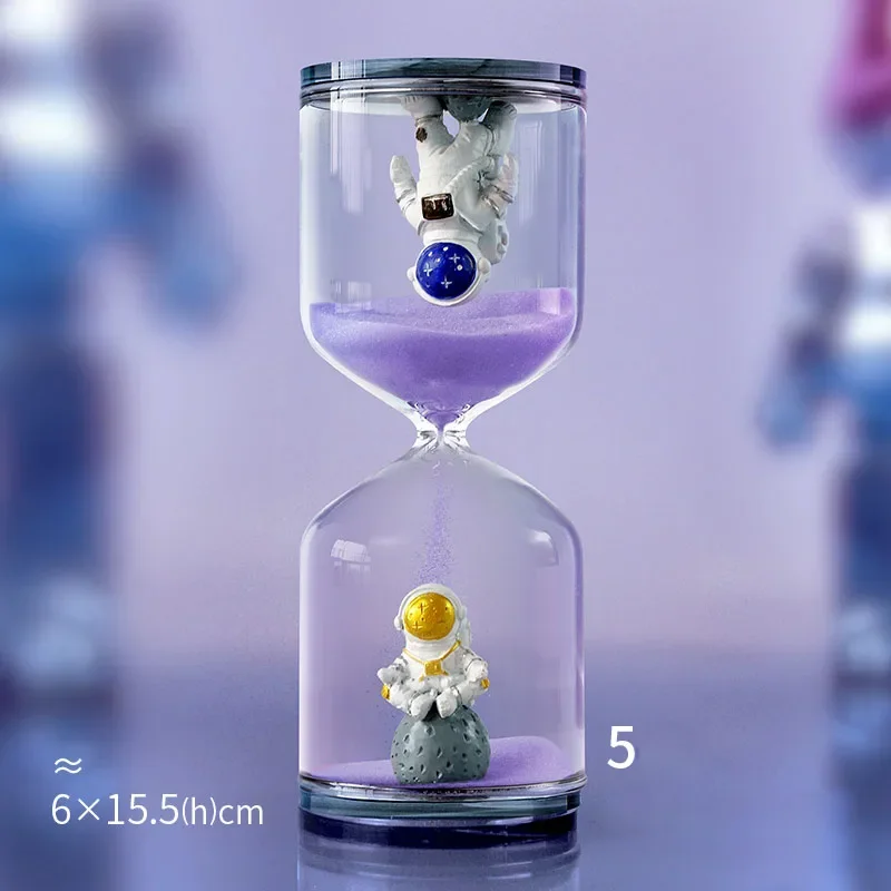 Sand Timer Astronaut Hourglass Sand Timer 10/20/30/40/60 Minute Hour Glass Sand Timer Home Decor Ornament Clock Birthday Gift
