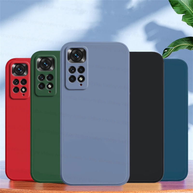 Per Xiaomi Redmi Note 11 4G Global Case Xiaomi Redmi Note 10S 11S 10 11 12 Pro 4G Cover Custodia In Silicone Liquido Antiurto