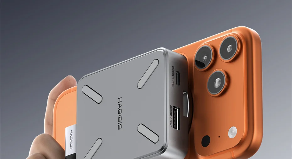 Hagibis Magnetic Stand USB-C Hub with M.2 SSD CMC10