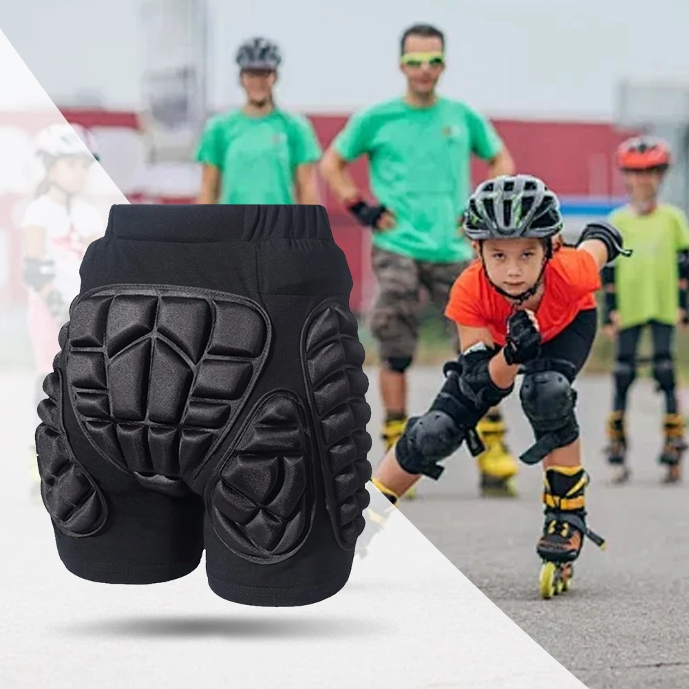 Protective Padded Shorts Anti Slip 3D Protection Hip Pad EVA Butt Pad Snowboard Butt Guard Skating Hip Guard Skiing Supplies