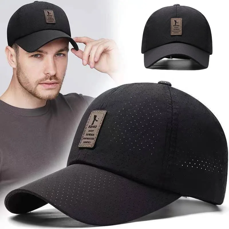 Gorra de béisbol de lujo para hombre y mujer, Gorra de malla deportiva de secado rápido, transpirable, de Golf, Kpop, Bone, E63