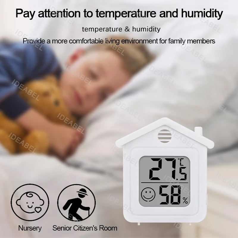 Digital Indoor Thermometer Hygrometer Temperature Humidity Meter