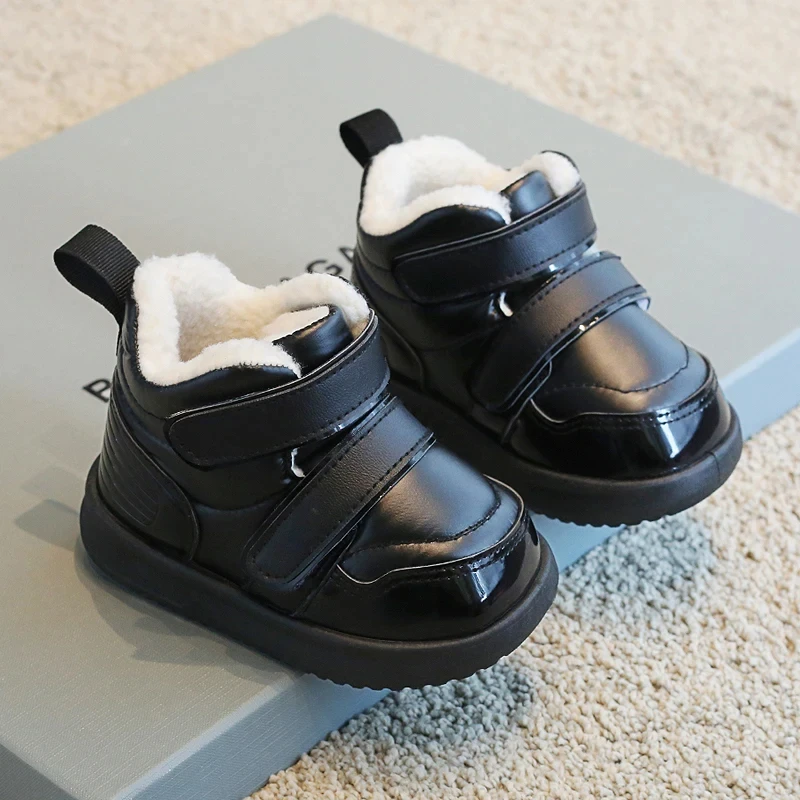 Winter Baby Girls Boys Snow Boots Infant Toddler Shoes Warm Plush Children Outdoor Ankle Boots Soft Sole Anti Slip Kids Shoes 1