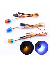  RC Car LED Yellow Red Blue Revolving Light Warning Lamp for RC Crawler Car TRX4 1/14 Tamiya Truck SCANIA 770S R620 VOLVO BENZ 
