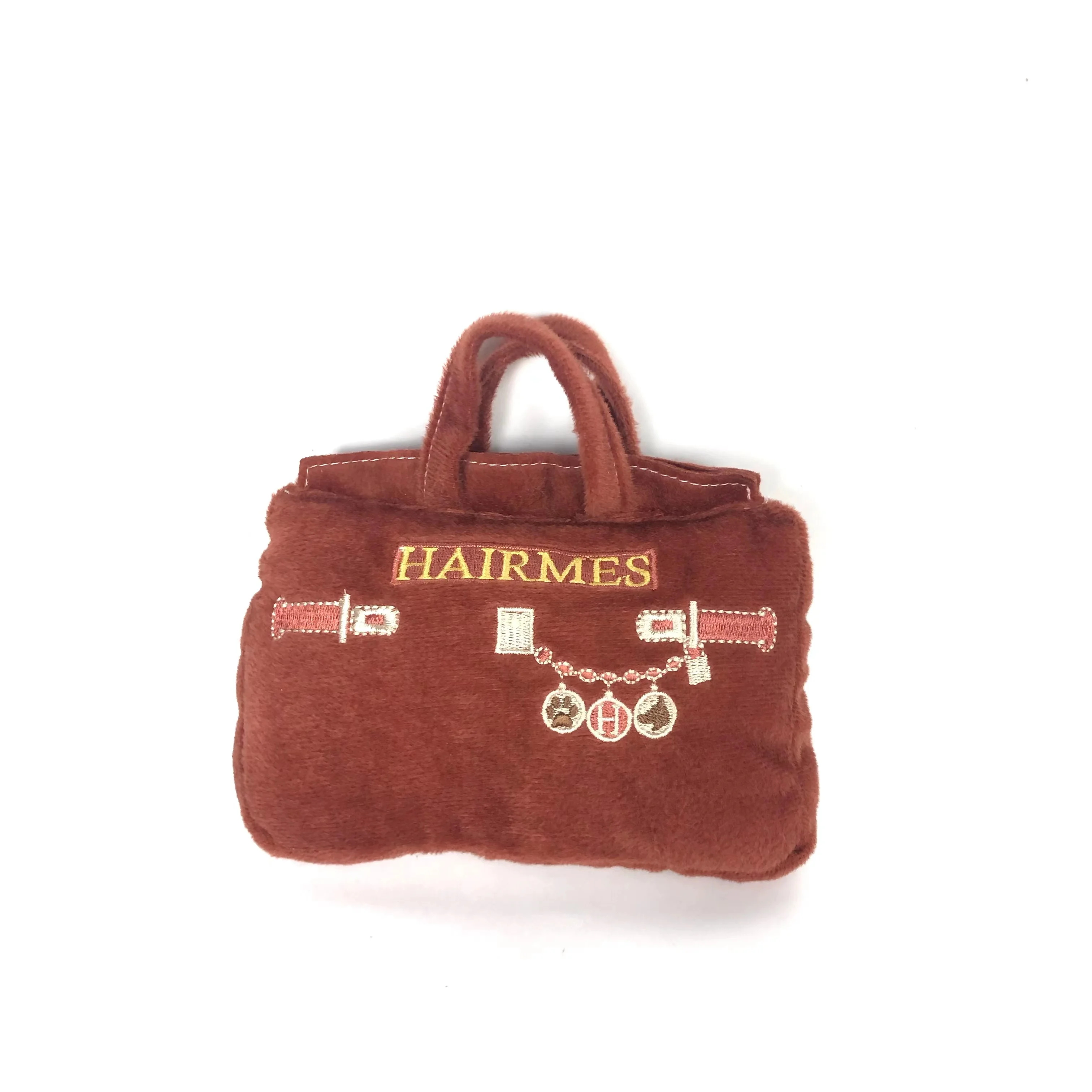 Drop Ship Bone Handbags Shape Dog Toys Pet Birthday Gifts Box Plush Cute Luxury Puppy Chewing Bite Accessories 6