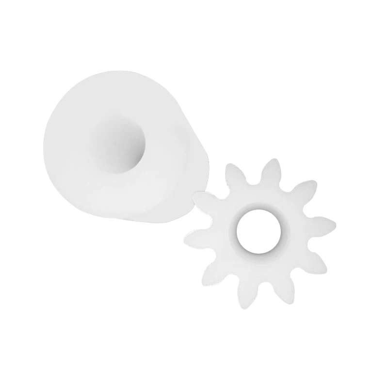 Pom Gear gear wheel plastic 0.5 Mold 8/9/10/12/14/16/18 Teeth Plastic Nylon Tight Pinion Spur Nylon Gear OEM motor gear transmission gear electric bike gear cassette deck tape gear electric chain saw gear