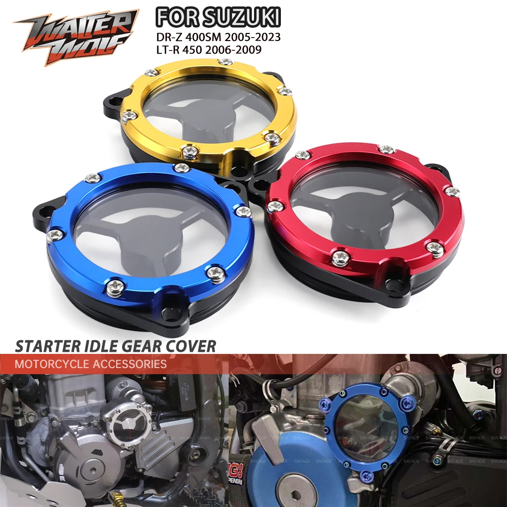 StarterIdleGearCoverForSUZUKILTR450LTZ400DRZ400E400S400SM