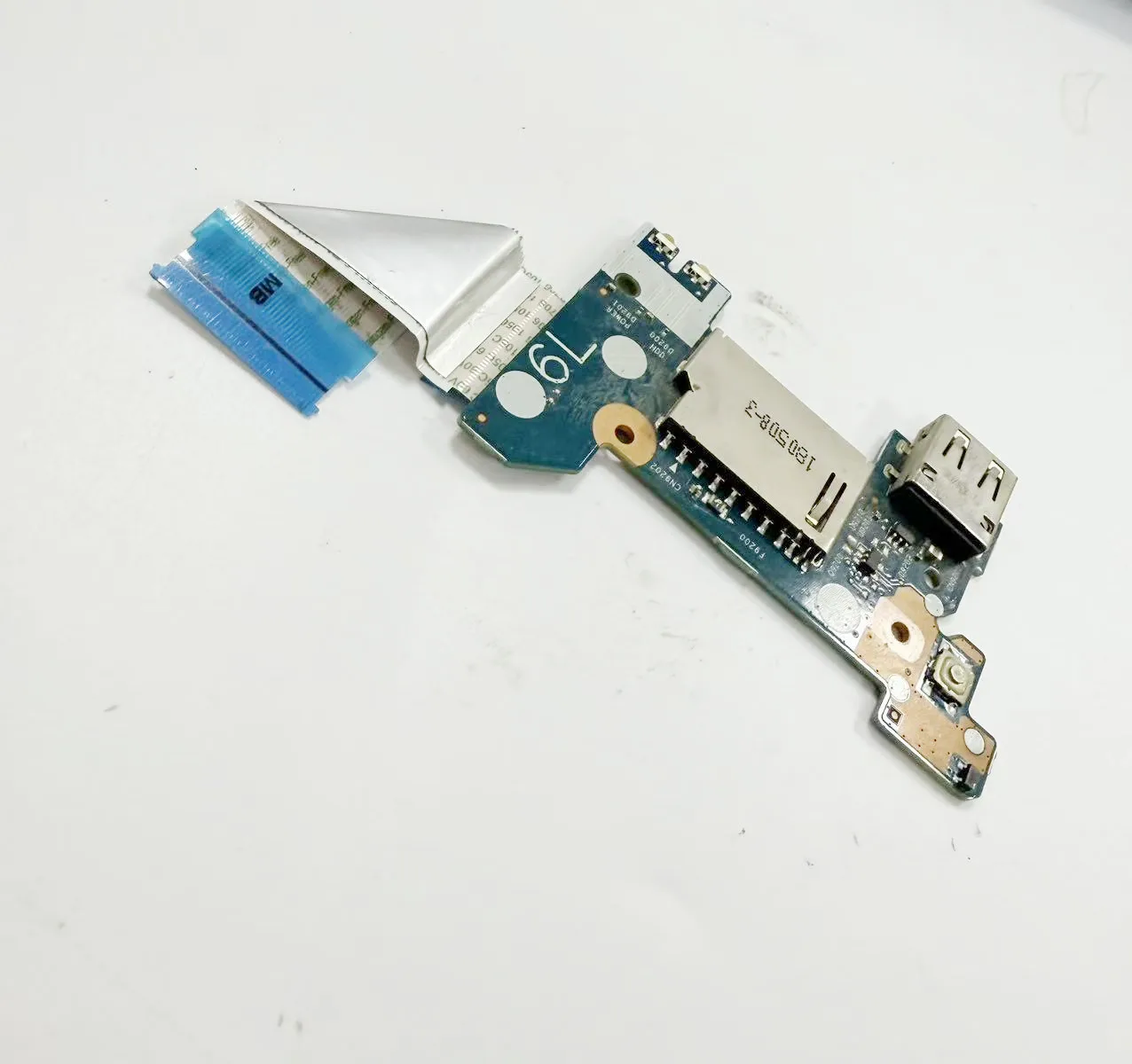 HSSDTECH - Lector de tarjetas USB-C tipo C - Placa de alimentación SD de repuesto para HP Pavilion 14-DK 14S-CR 14-DF 14-CF 14-CM 14-CK 14-CF Series 14-DK0022WM TPN-I130 6050A2979701 L24483-001 Power