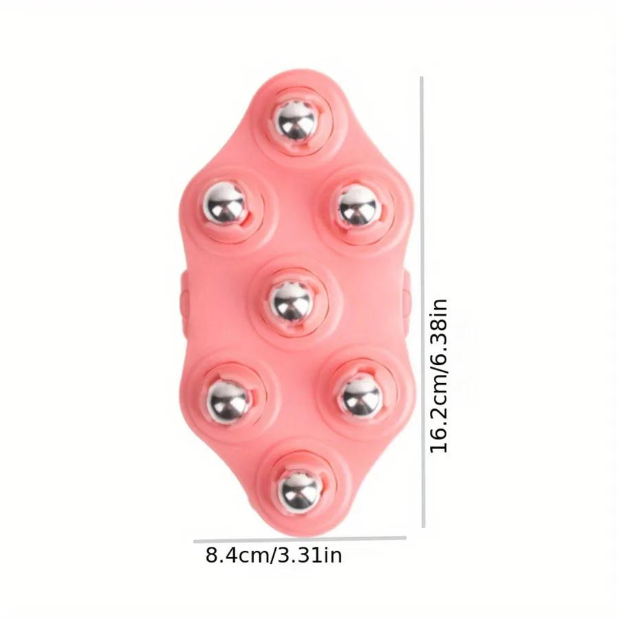 Enjoy Comfortable Seven, bead Massager, Five-element Meridian Brush, Rolling Ball Lymphatic Massage For 360-degree Health Care