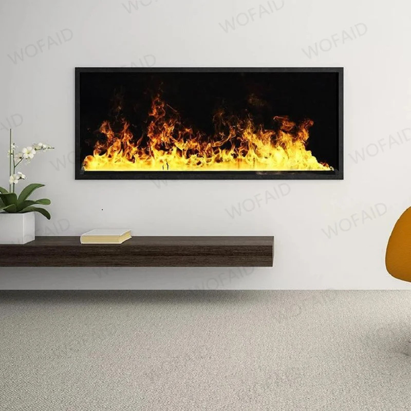 3d Automizing Water Vapor Electric Fireplace Artificial Fire Flame Living Room Decoration Fireplace