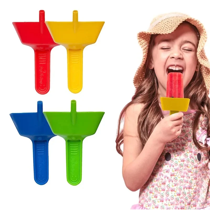 Popsicle Mold Drip-Proof Popsicle Rack Drip Free Ice Holder No Mess Free Frozen Treats Rack Holder with Straw Ice Cream