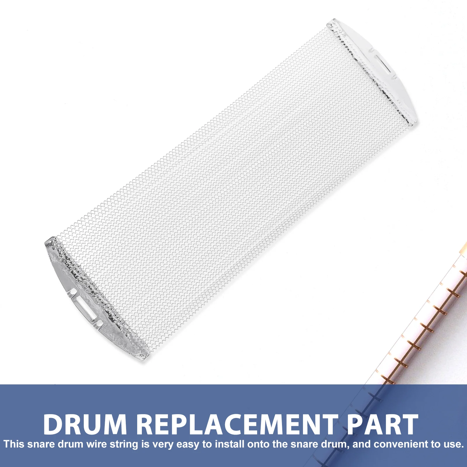 Snare Drum Metal Belt for Parts Replacement Steel Percussion Instrument Accessory