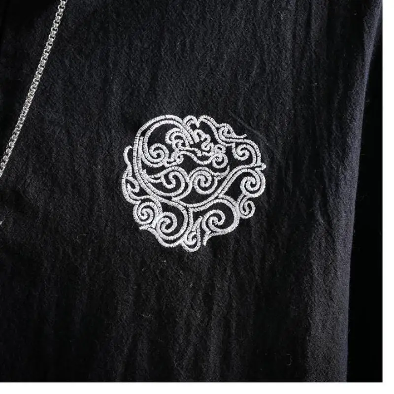 M-5XL Plus Size Men's Shirt Traditional Chinese Style Short Sleeve Summer Blouse Vintage Kung Fu Shirt in Men's Clothing chinese dress