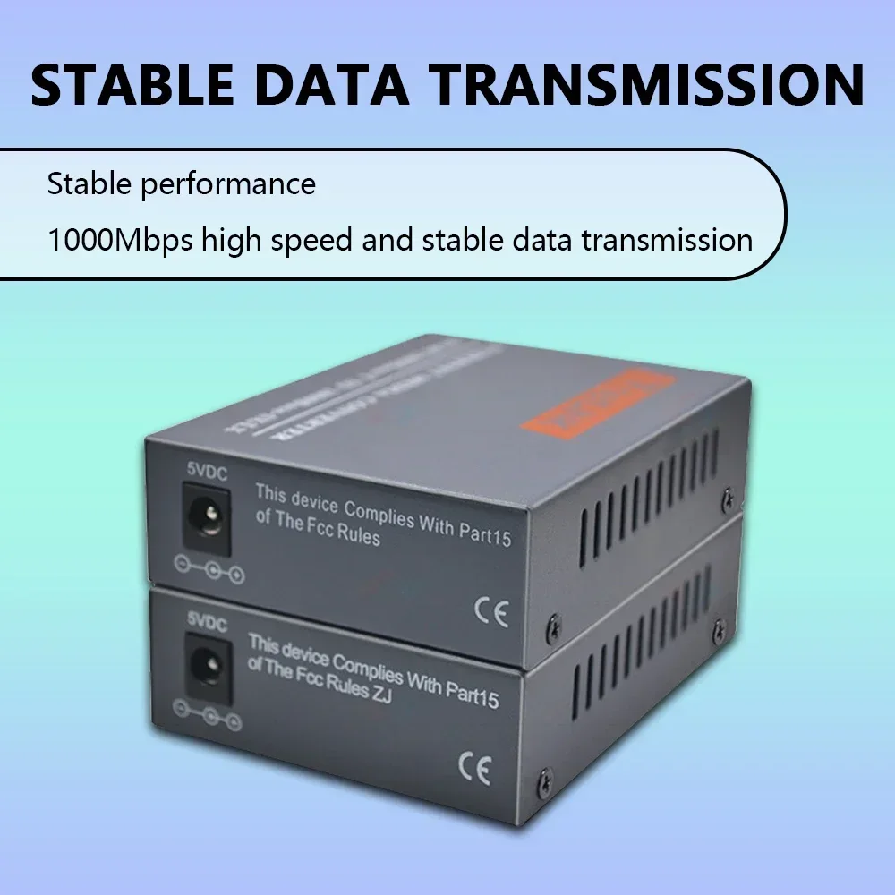 OPTFOCUS Media Converter 1000M SM Transceiver SC Module 20km A B Gigabit Fiber Optical